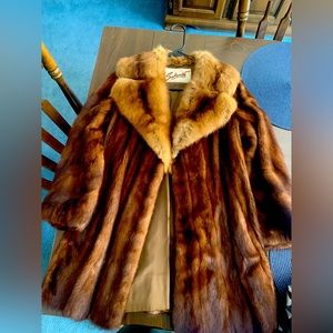 Sakowitz Mink 3/4 fur coat